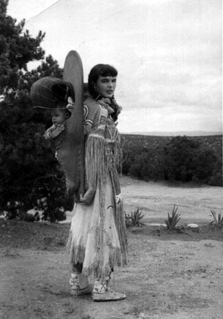 Nina with baby Miguel, 1959